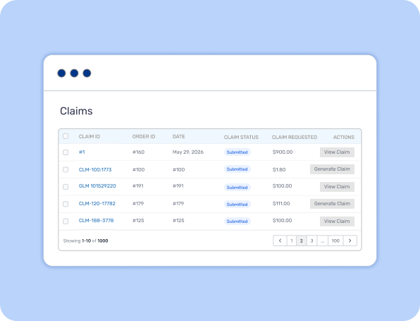 Claim Management Dashboard